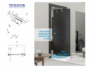 Binario T.E. Slim per Porte Traslanti Base Argento LFM cm.80-85-90-95-100 | Celegon - immagine 2